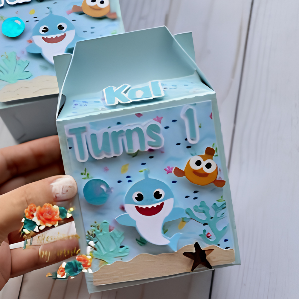 Caja de regalo personalizable para cumpleaños