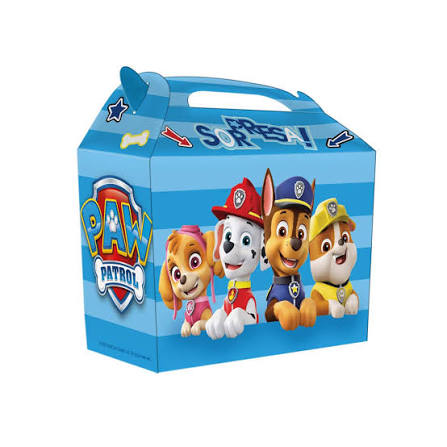 Cajita imprimible armada para fiesta infantil