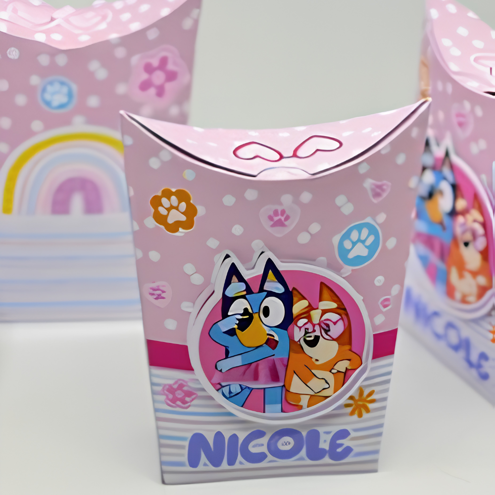 Caja de cumpleaños temática para imprimir